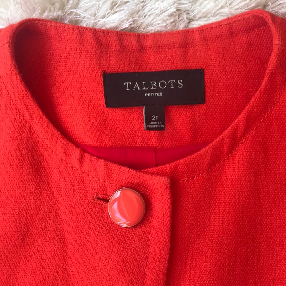 Talbots linen blazer - Picture 4 of 4